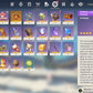 [Nivel 57] | Eula C3 + 0da de los Pinos , Xilonen C2 + Yelan C1 + Raiden Shogun + Zhongli + Ayaka + Emilie + Clorinde + Kokomi + Ayaka + Aloy + Keqing C1 + Qiqi C3 + Dehya + Mona + Tighnari + Jean + Skyward Spine + Skyward Harp + Skyward Pride