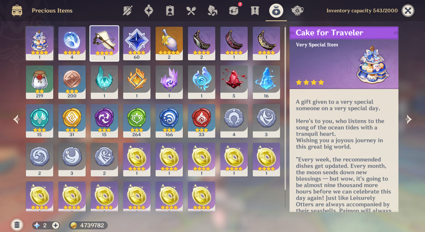 [Nivel 56] Mavuika C1 + Arma + Citlali + Arma + Clorinde + Mona + Tighnari + Qiqi + Keqing + Dehya