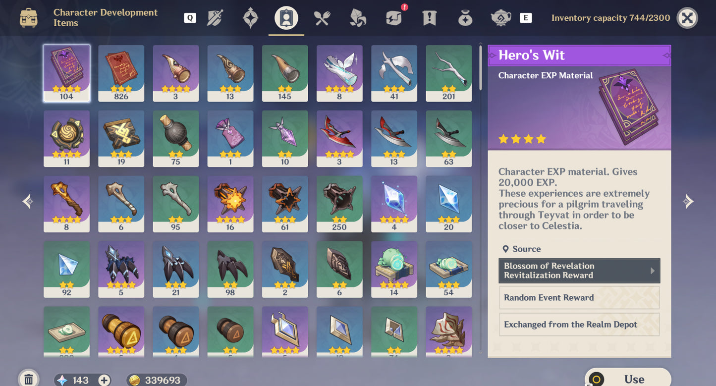[Nivel 56] Flins + Arma ⭐️, Columbina + Lauma + Nefer + Yelan C1 + Venti + Raiden Shogun + Furina + Qiqi + Mona + Diluc + Jean