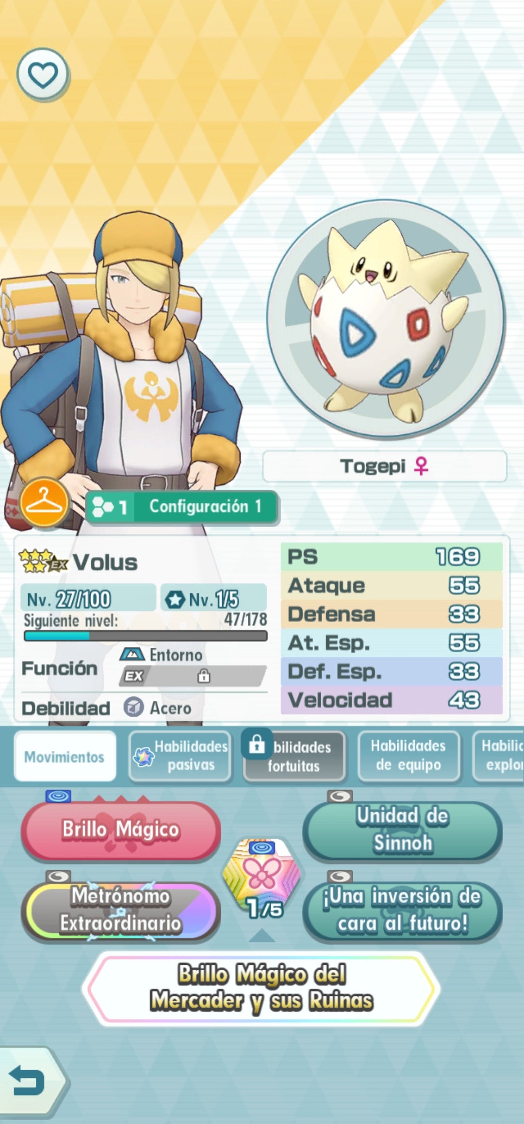[Android] ✨ Giovanni (Traje S, Voraz) + Cintia (Architraje) + Lionel (Architraje) + Rojo (Traje S, Rayo) + Neocampeones (Rojo, Azul, Verde) + Selene + Elio (Ultras) + Volus+ 💎110, 280 Gemas💎
