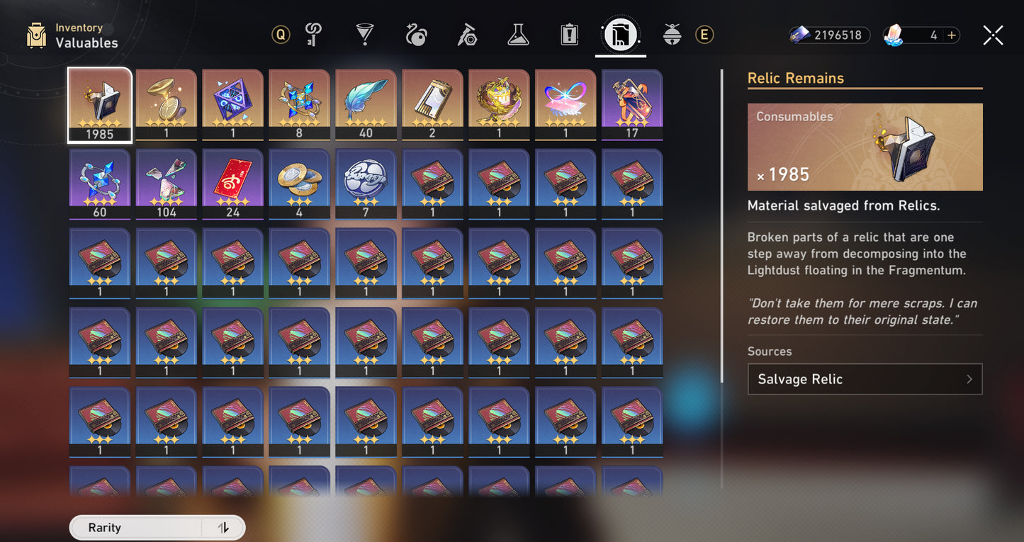 [NA Lvl 70] Robin • Summeretto + Hyacine + Yao Guang +Dan Heng PT+ Evernight + Hysilens + Castorice + The Herta + Cono , Jade+Robin+Acheron+Black Swan+Sparkle+Dr. Ratio+ Aventurine+Topaz+Jiaoqiu+Ruan Mei E1+ Jingliu+Kafka+Huohuo+Archer+ Gilgamesh +Seele
