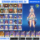 [Nivel 54] ✨ Ayato + Hu Tao + Xianyun + Zhong Li + Mualani + Tighnari + Diluc + Mona + Aloy + Llave de Coronacion