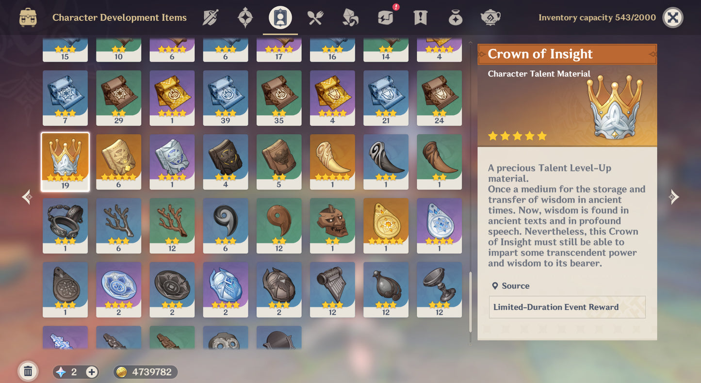 [Nivel 56] Mavuika C1 + Arma + Citlali + Arma + Clorinde + Mona + Tighnari + Qiqi + Keqing + Dehya