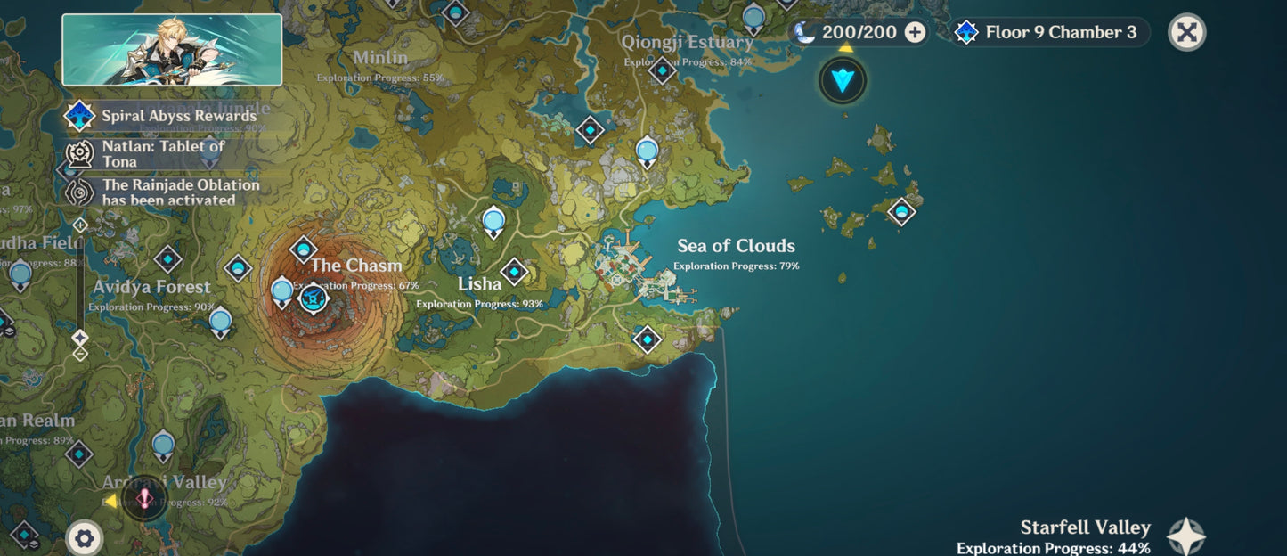 (REROLL + CUMPLEAÑOS LIBRE) Nivel 55 + Varka +Arma ✨+  164 Destinos Entrelazados ✨