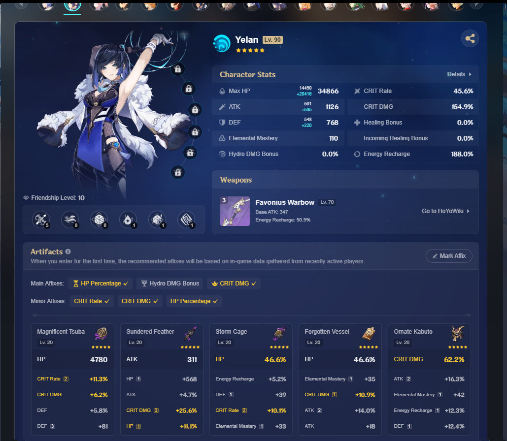 [Nivel 57] 12 Promocionales + Skin Neuvillette⭐️