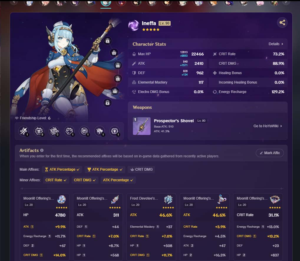 NA AR58|+191 Deseos+ Odette Linnea Columbina Durin Flins C1 Bloodsoaked Ruins Ineffa Kinich Arlecchino Zhongli Chasca Tartaglia Raiden Shogun Mona Keqing C1 Tighnari C1 Qiqi C1 Dehya