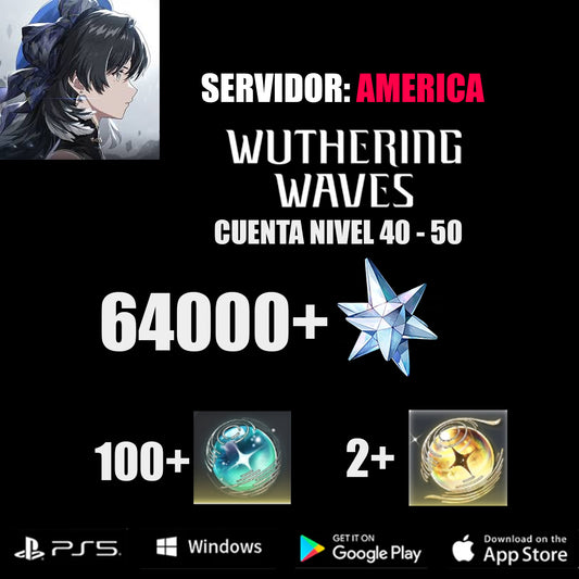 SERVER AMERICA +64000 Astritas - Wuthering Wave Reroll cuenta