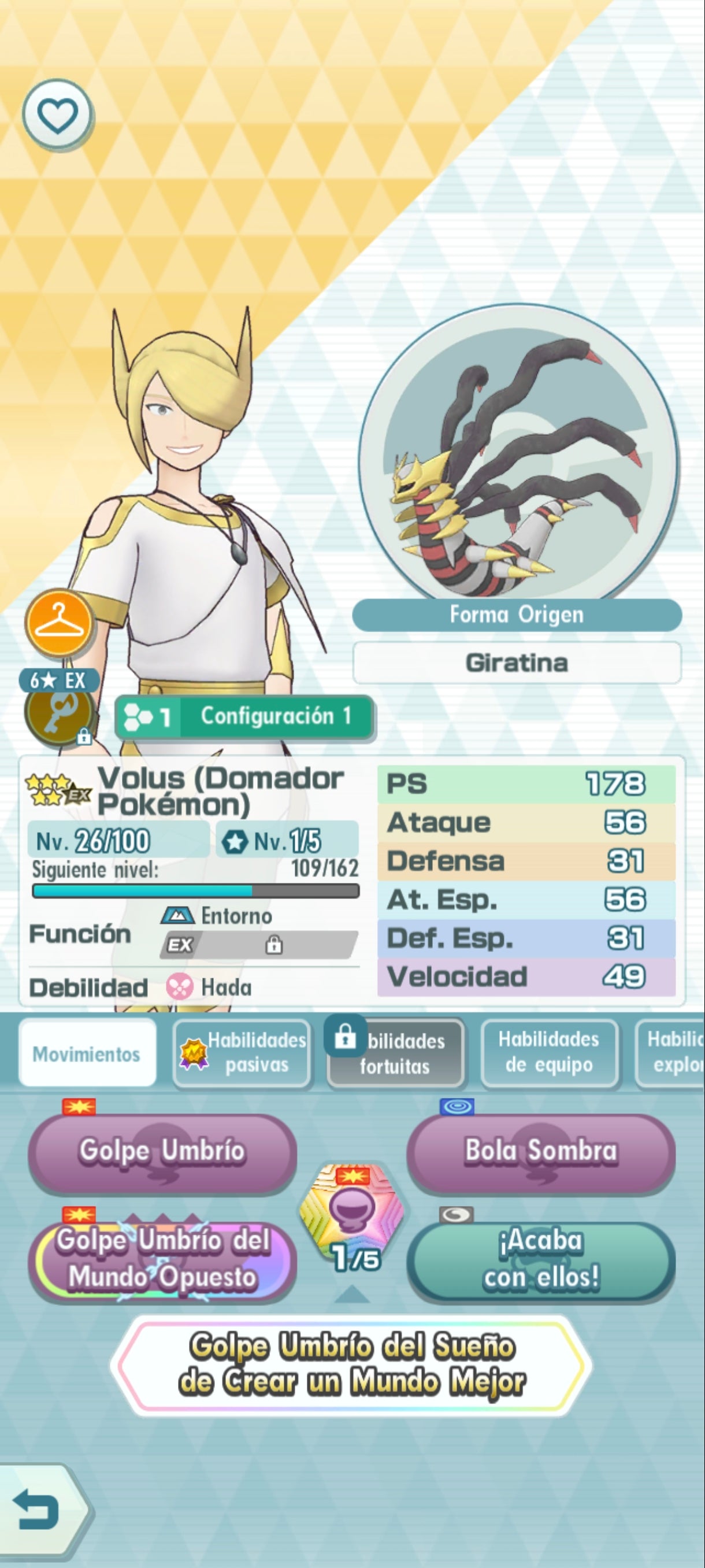 [Android] 172,110💎Gemas ✨ ANIVERSARIO✨Rojo (Aniversario) + Gloria (Aniversario) + Nákara (Aniversario) + Volus (Domador Pokémon) + Cintia (Architraje) + Rojo (Traje S, Rayo)