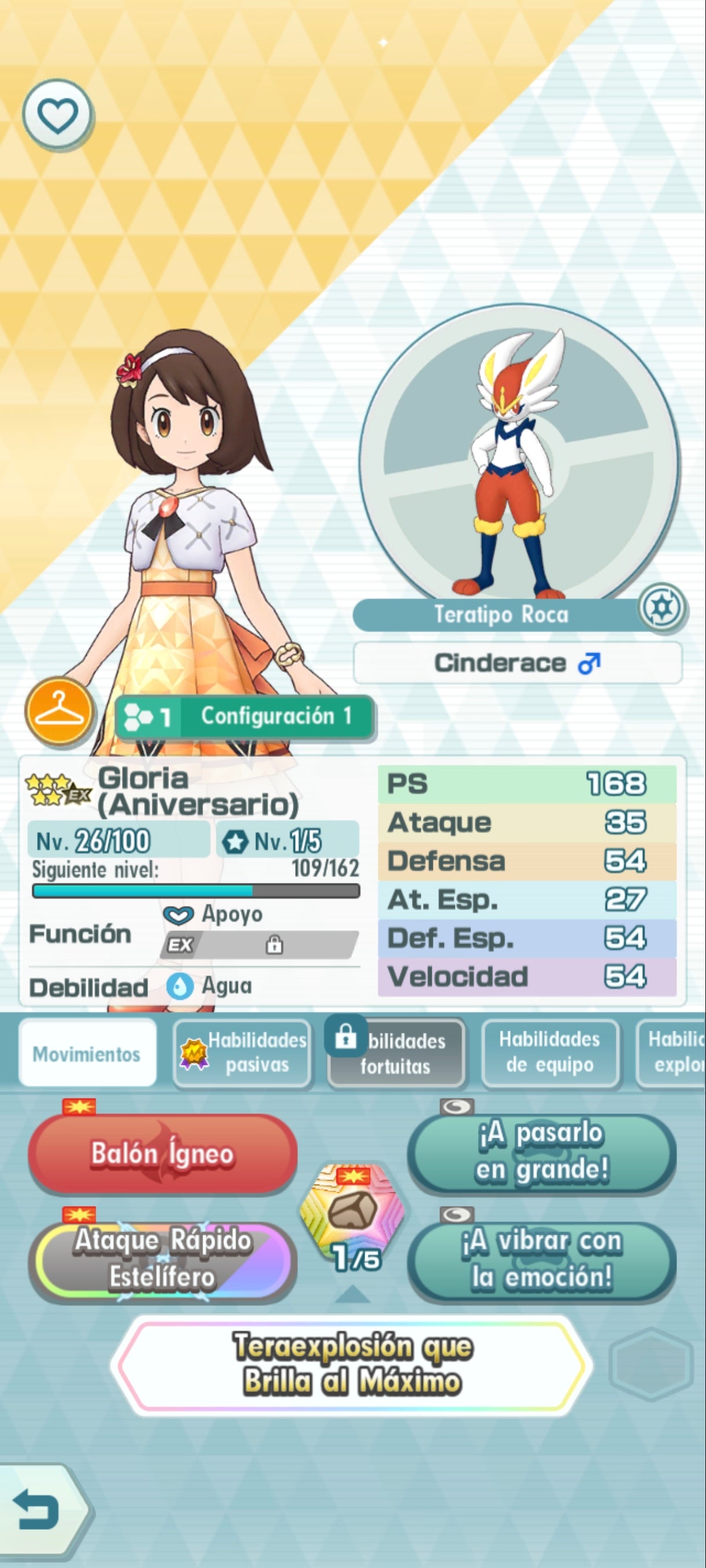 [Android] 172,110💎Gemas ✨ ANIVERSARIO✨Rojo (Aniversario) + Gloria (Aniversario) + Nákara (Aniversario) + Volus (Domador Pokémon) + Cintia (Architraje) + Rojo (Traje S, Rayo)