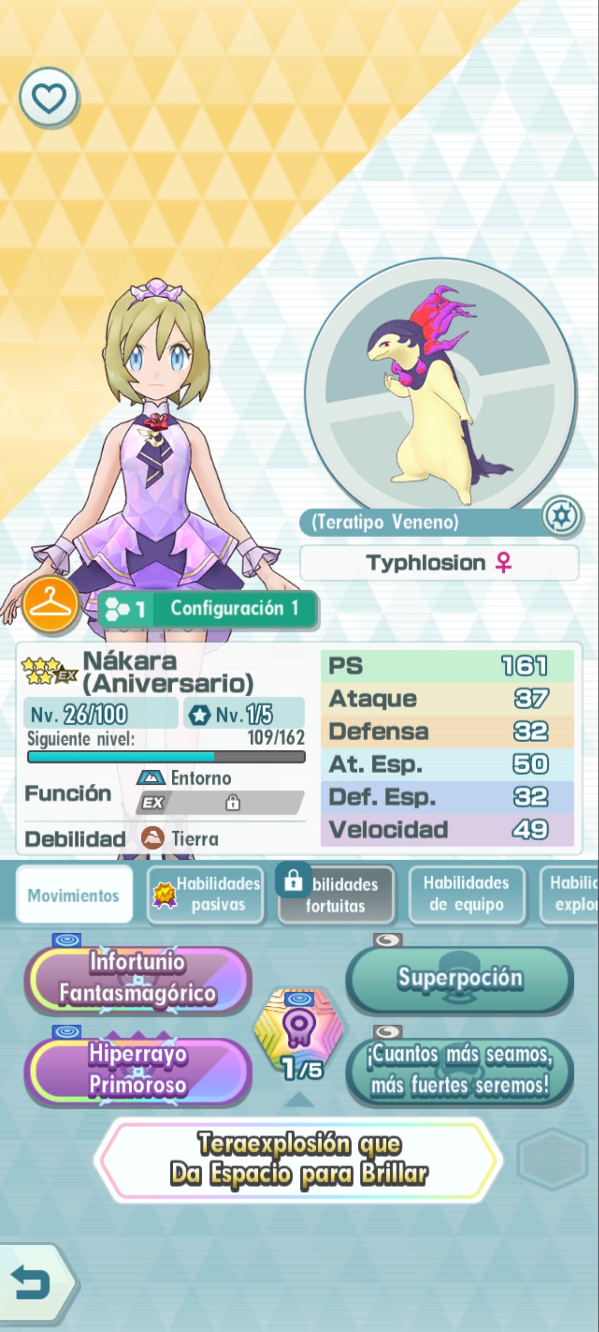 [Android] 172,110💎Gemas ✨ ANIVERSARIO✨Rojo (Aniversario) + Gloria (Aniversario) + Nákara (Aniversario) + Volus (Domador Pokémon) + Cintia (Architraje) + Rojo (Traje S, Rayo)