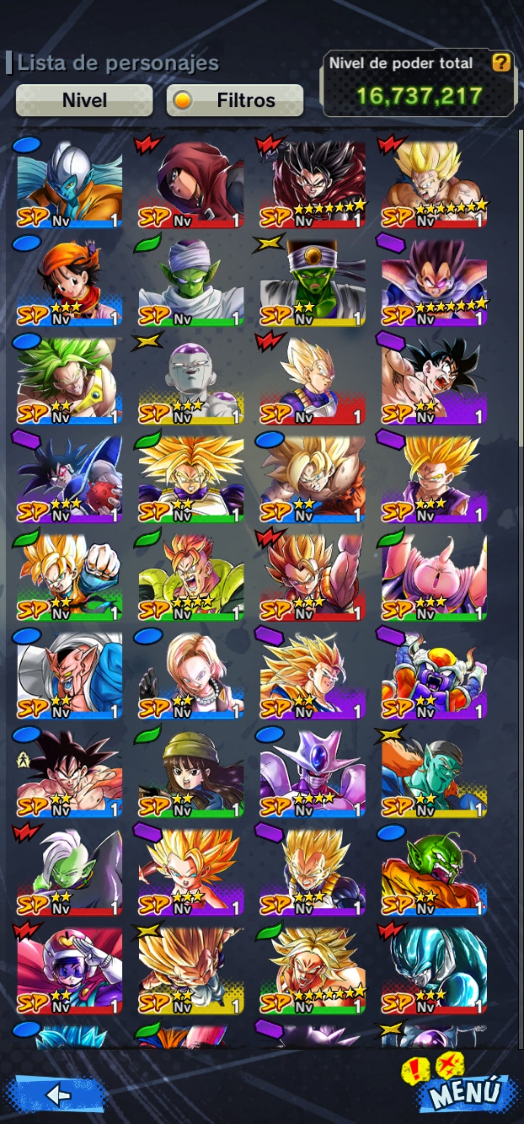 [Android & iPhone] GOKU BLACK ROSE ULTRA 7 ESTRELLAS ROJAS FULL + 5 LEGENDS LIMITED