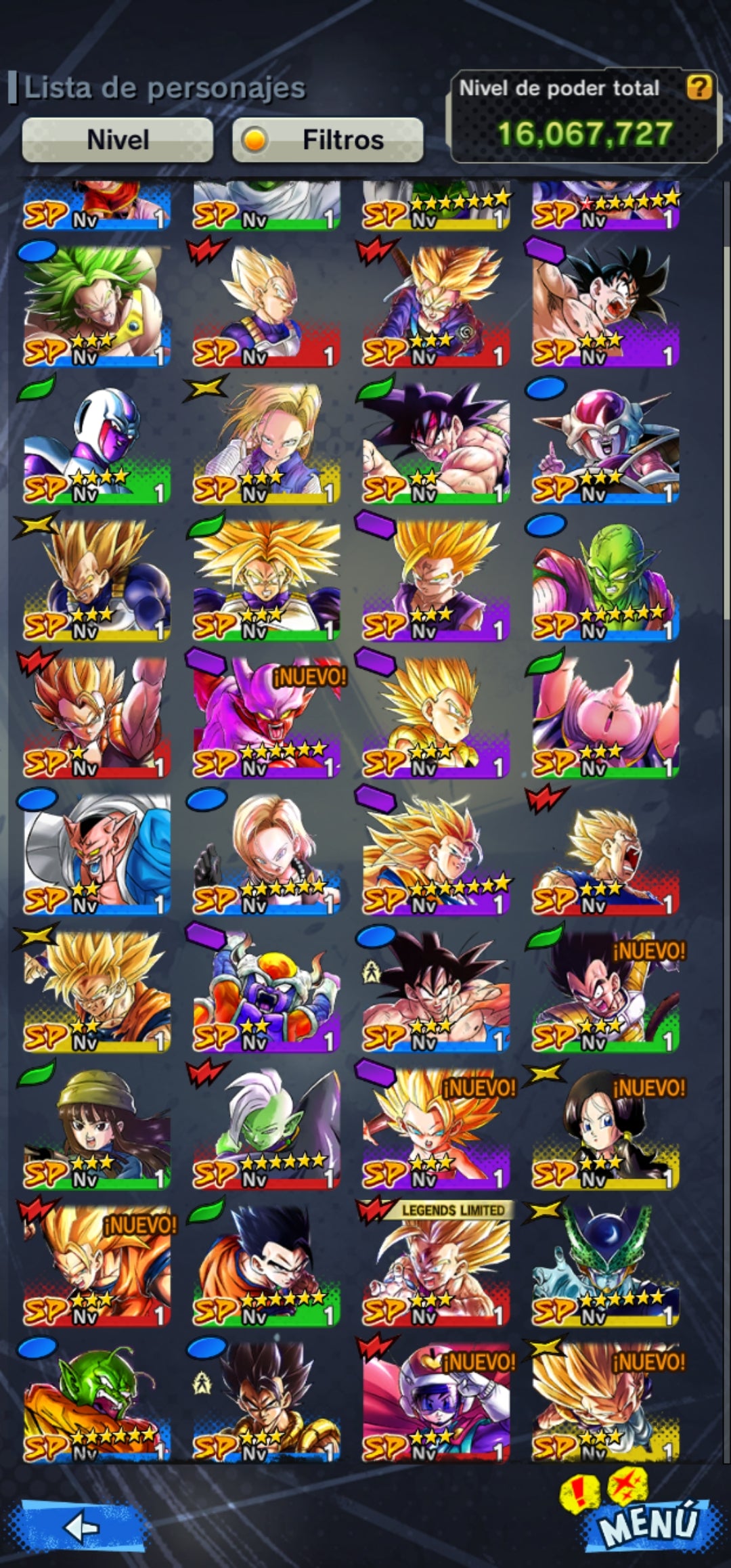 [Android & iPhone] SUPERSAIYAJIN GOKU LEGEND LIMITED 7 ESTRELLAS + 6 LEGENDS LIMITED