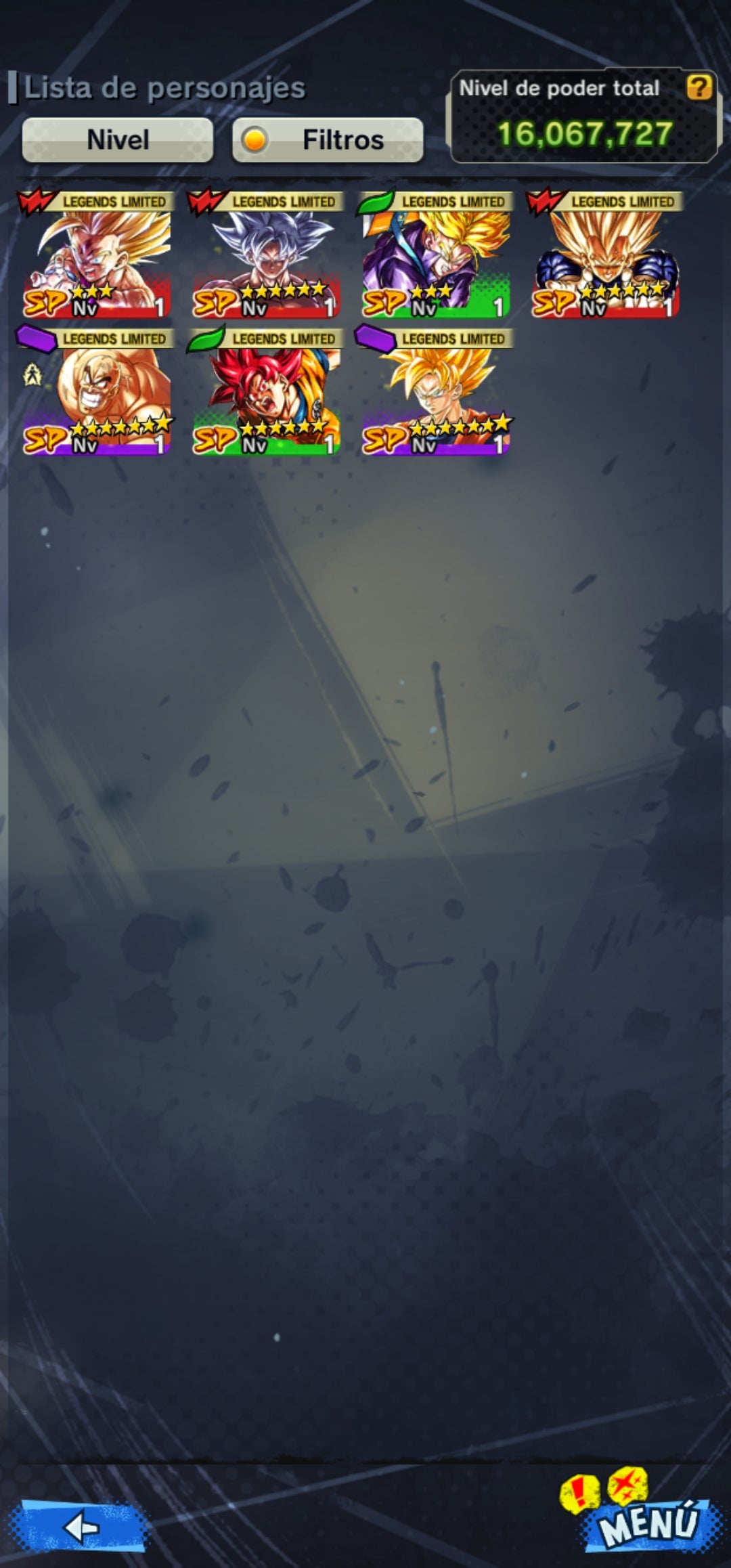 [Android & iPhone] SUPERSAIYAJIN GOKU LEGEND LIMITED 7 ESTRELLAS + 6 LEGENDS LIMITED