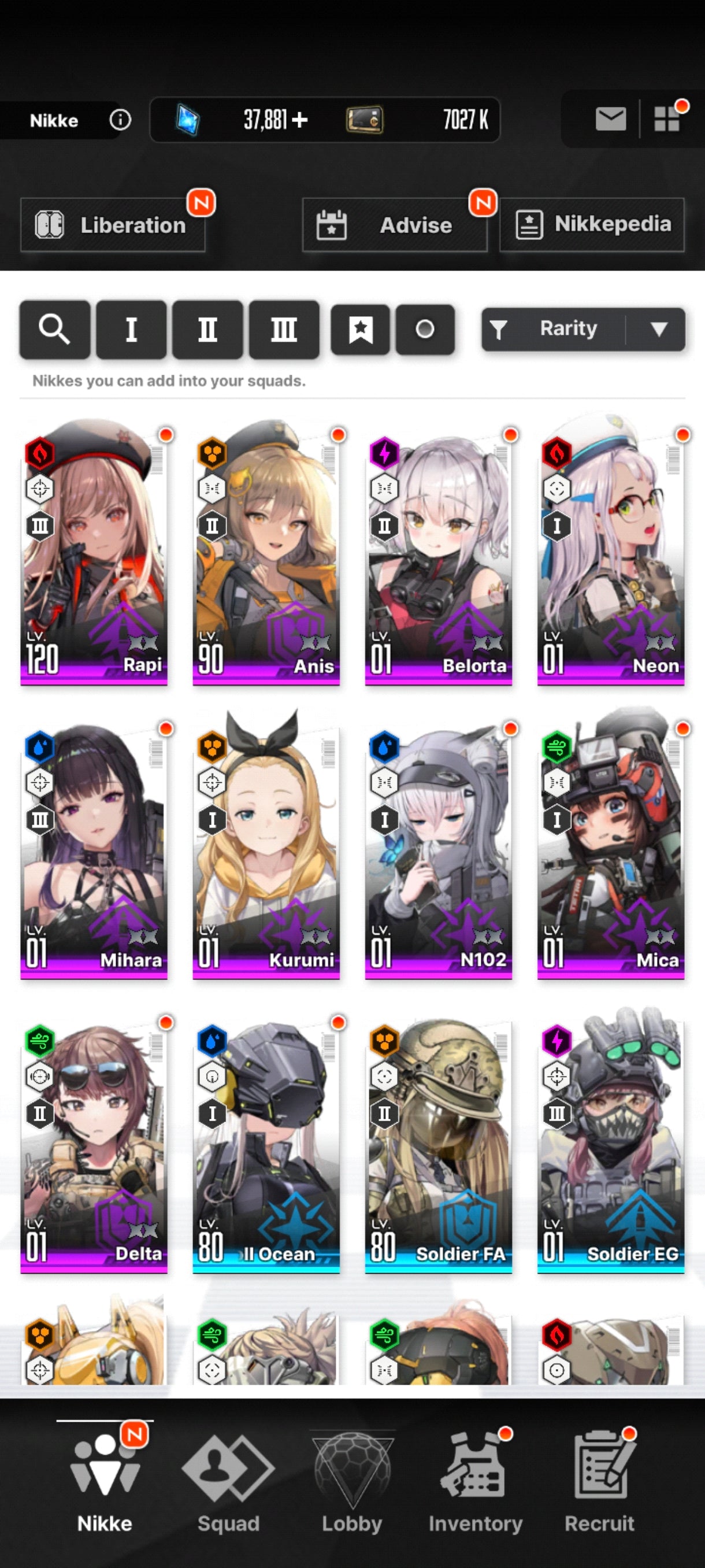 [GLOBAL] +37,881 GEMAS💎Marciana: Marine Study + Cinderella Crystal Wave + Dorothy Serendipity + 11 SSR|GODDESS OF VICTORY: NIKKE cuenta reroll