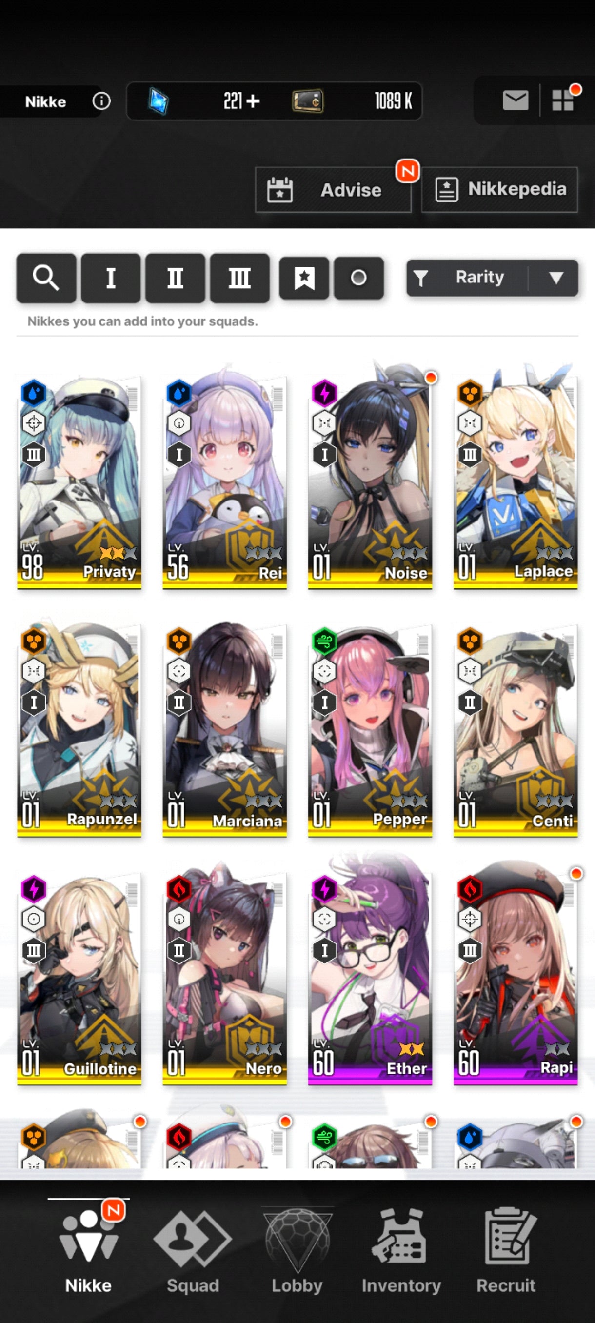 [GLOBAL] Marciana + 10 SSR|GODDESS OF VICTORY: NIKKE cuenta reroll