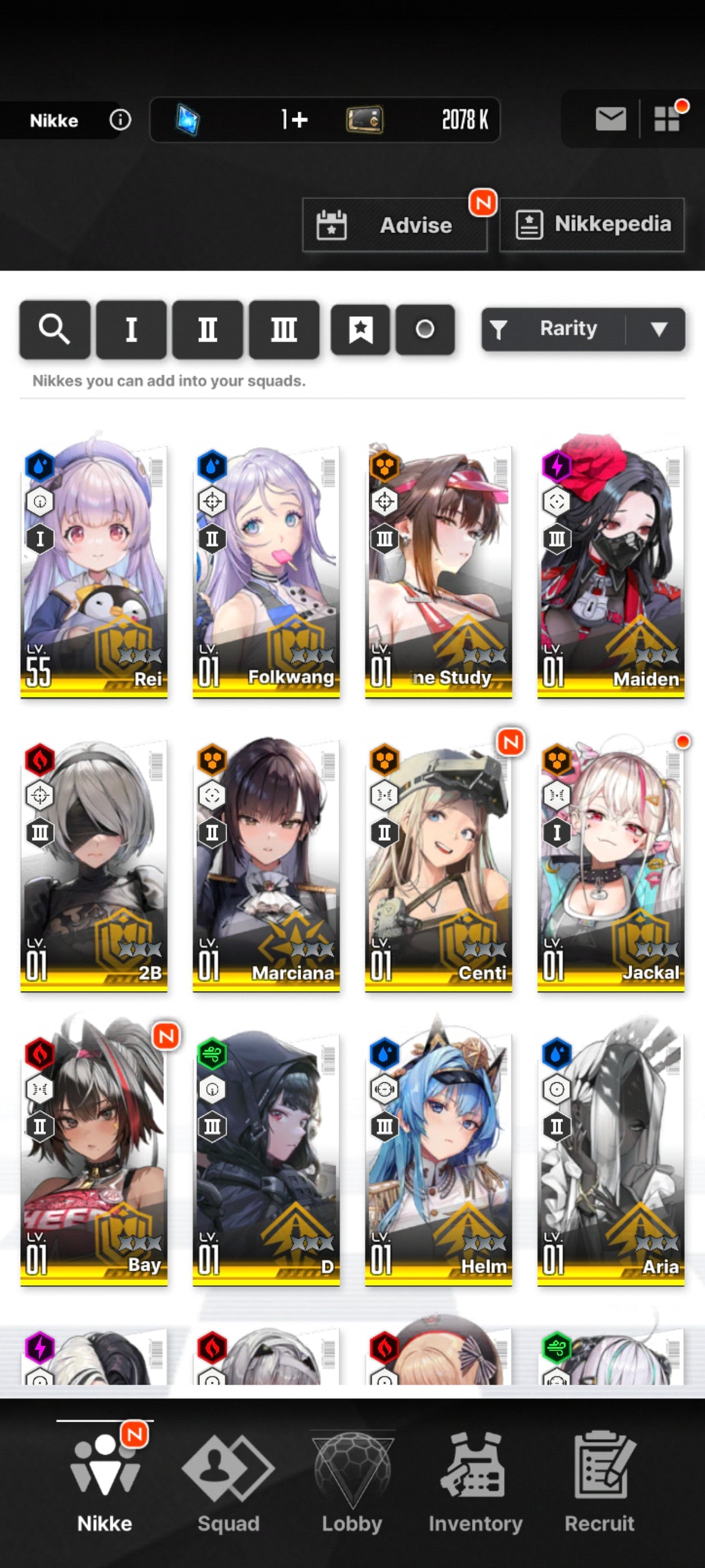 [GLOBAL] Marciana Marine Study + 2B + 18 SSR|GODDESS OF VICTORY: NIKKE cuenta reroll