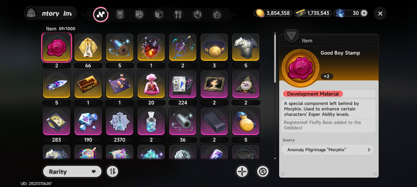 [Nivel 24] Shinki A3 + Blushing Mirage  | SERVER AMERICA | Neverness to Everness NTE Cuenta reroll