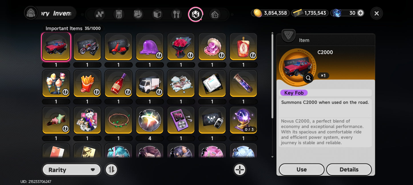 [Nivel 24] Shinki A3 + Blushing Mirage  | SERVER AMERICA | Neverness to Everness NTE Cuenta reroll