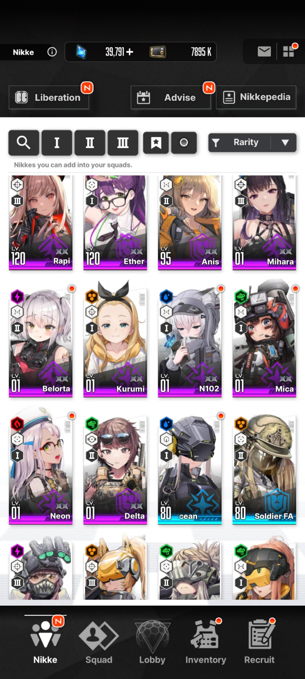[GLOBAL] +39,991 GEMAS + 184 Vouchers💎Laplace: Ultimate Hero + Marciana: Marine Study + 12 SSR|GODDESS OF VICTORY: NIKKE cuenta reroll