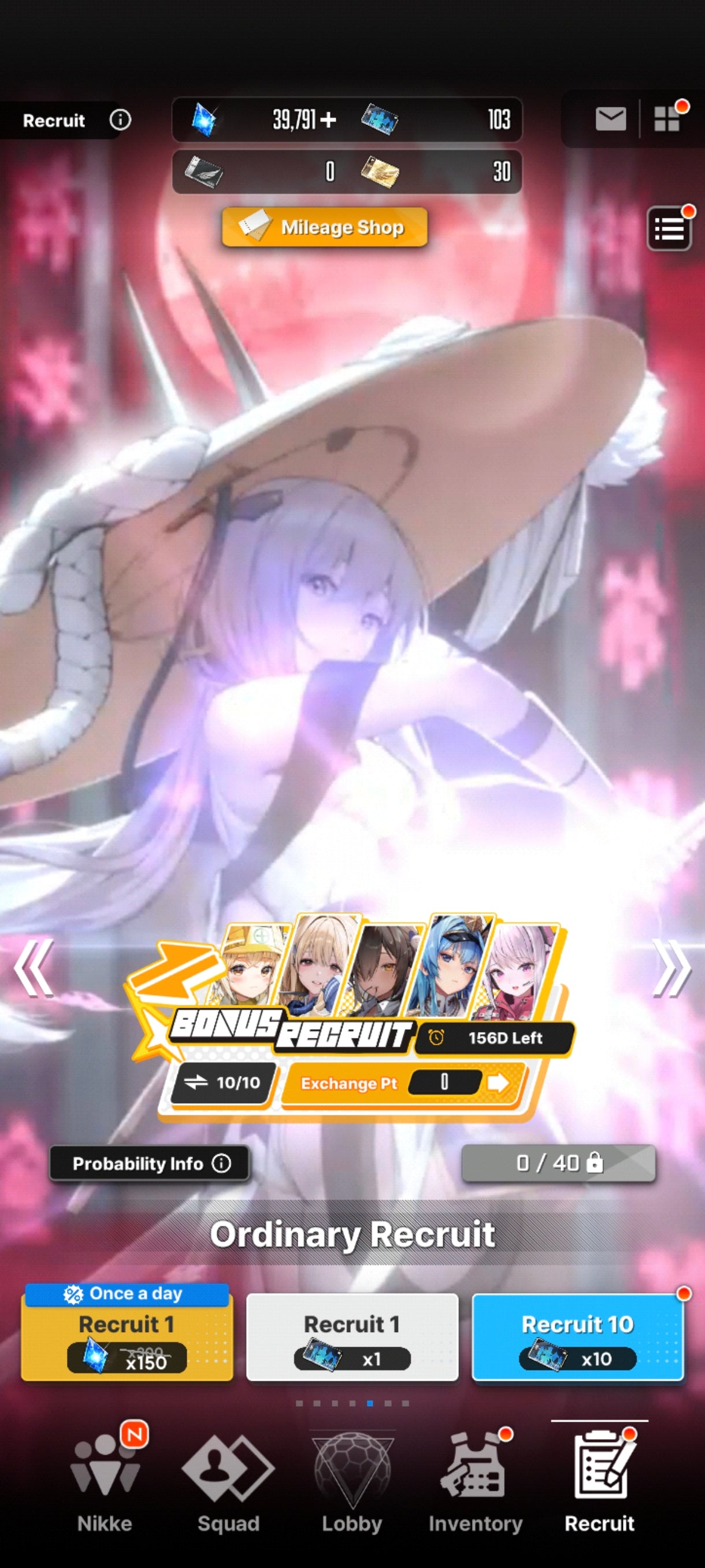[GLOBAL] +39,991 GEMAS + 184 Vouchers💎Laplace: Ultimate Hero + Marciana: Marine Study + 12 SSR|GODDESS OF VICTORY: NIKKE cuenta reroll