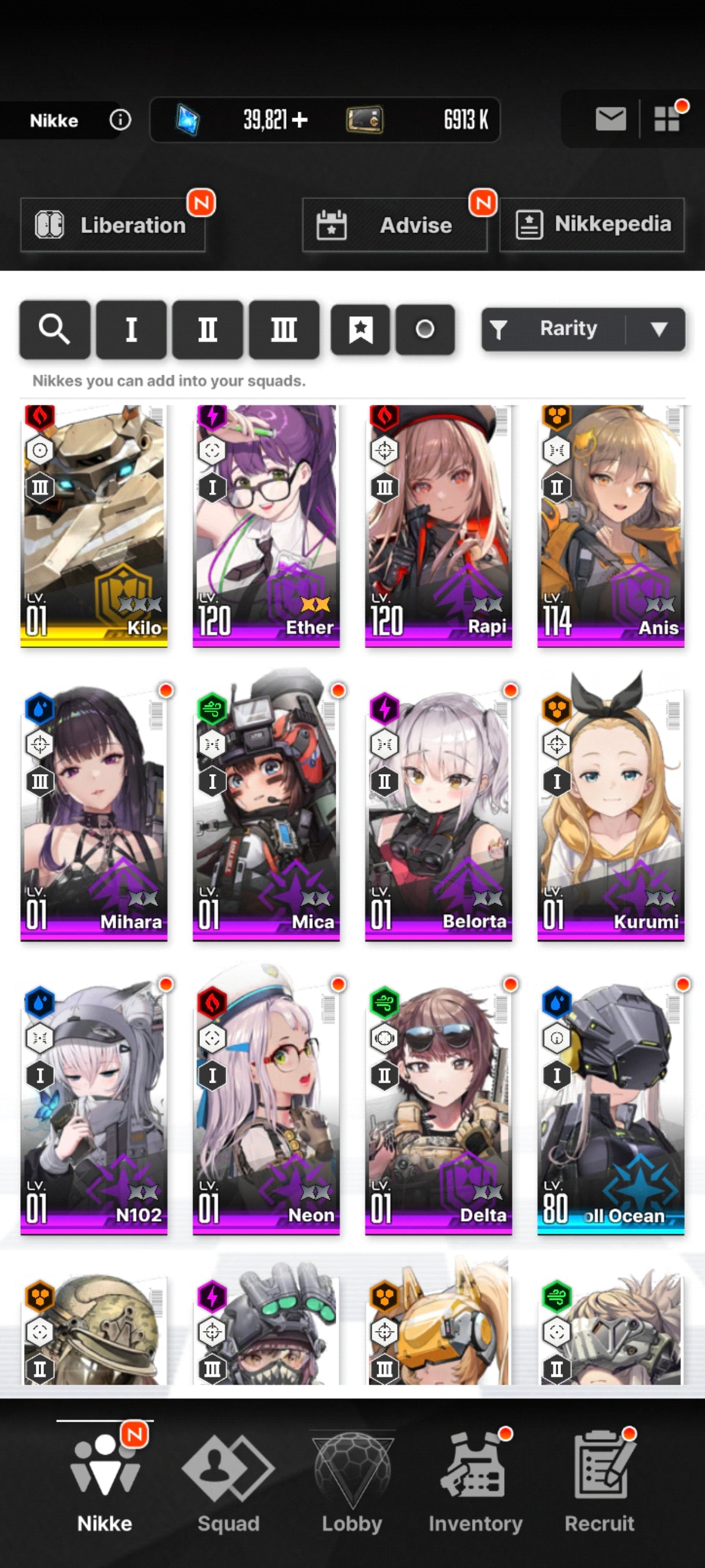 [GLOBAL] +39,821 GEMAS + 110 Vouchers💎Laplace: Ultimate Hero + Marciana: Marine Study + 13 SSR|GODDESS OF VICTORY: NIKKE cuenta reroll