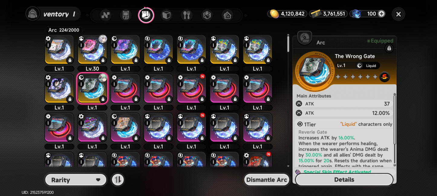 [Lvl 26] Iroi + Disco 5⭐️: La puerta equivocada + Fadia + Sakiri| SERVER AMERICA | Neverness to Everness NTE Cuenta reroll