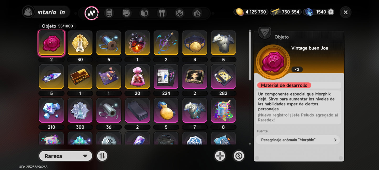 [Lvl 26] Shinku + Disco5 ⭐️: Espejismo Sonrojado + Iroi + Daffodill (SKIN) + Sakiri | SERVER AMERICA | Neverness to Everness NTE Cuenta reroll
