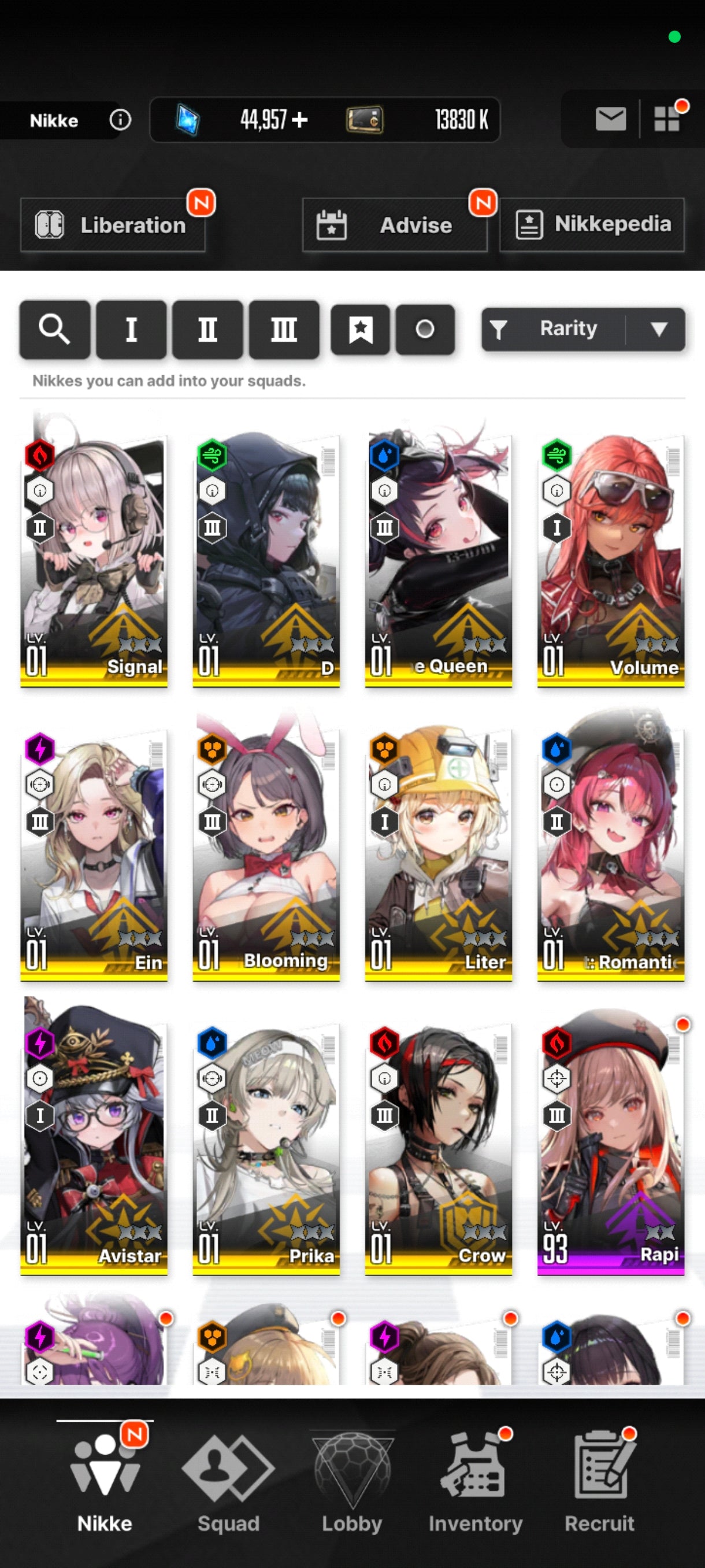 [GLOBAL] +44,631 GEMAS + 230 Vouchers💎Maxwell: Ordinary Mechanic + Laplace: Ultimate Hero + Queen (Makoto) +  Anis: Star + 23 SSR |GODDESS OF VICTORY: NIKKE cuenta reroll
