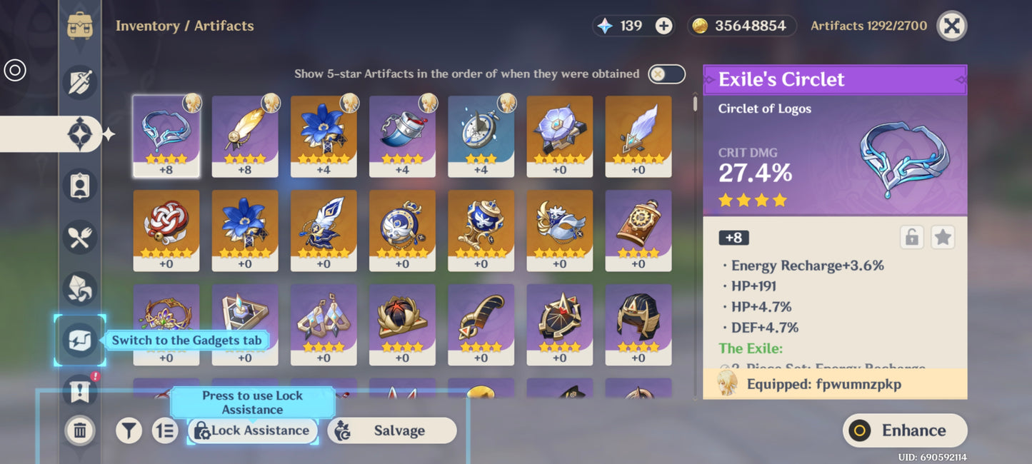 [Nivel 55] ⭐️225 Deseos + Odette + Arma + Mavuika + Arma ⭐️CUMPLEAÑOS LIBRE