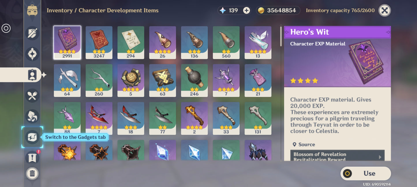 [Nivel 55] ⭐️225 Deseos + Odette + Arma + Mavuika + Arma ⭐️CUMPLEAÑOS LIBRE