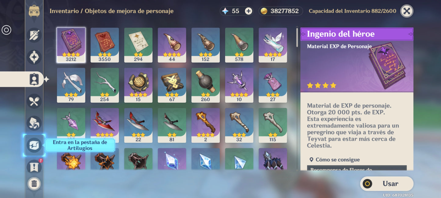 [Nivel 55] ⭐️50 Deseos + Odette + Sandrone + Arma , Citlali + Mavuika + Nefer + Diluc + Qiqi⭐️CUMPLEAÑOS LIBRE