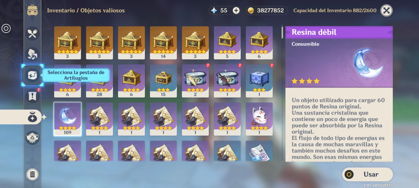 [Nivel 55] ⭐️50 Deseos + Odette + Sandrone + Arma , Citlali + Mavuika + Nefer + Diluc + Qiqi⭐️CUMPLEAÑOS LIBRE