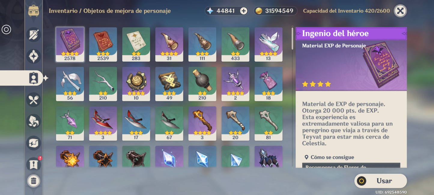 [Nivel 55] ⭐️44841 protogemas + Odette + Jean⭐️CUMPLEAÑOS LIBRE