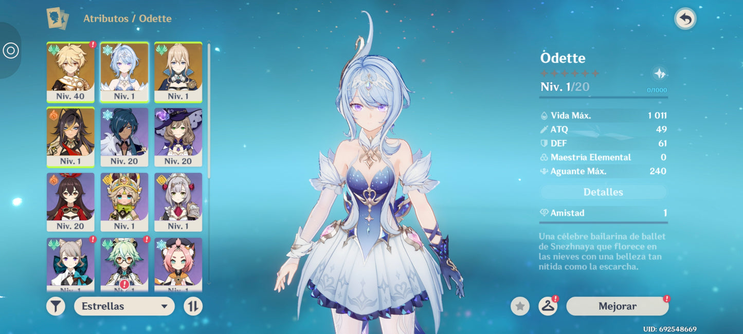 [Nivel 55] ⭐️213 Deseos + Odette + Jean + Dehya⭐️CUMPLEAÑOS LIBRE