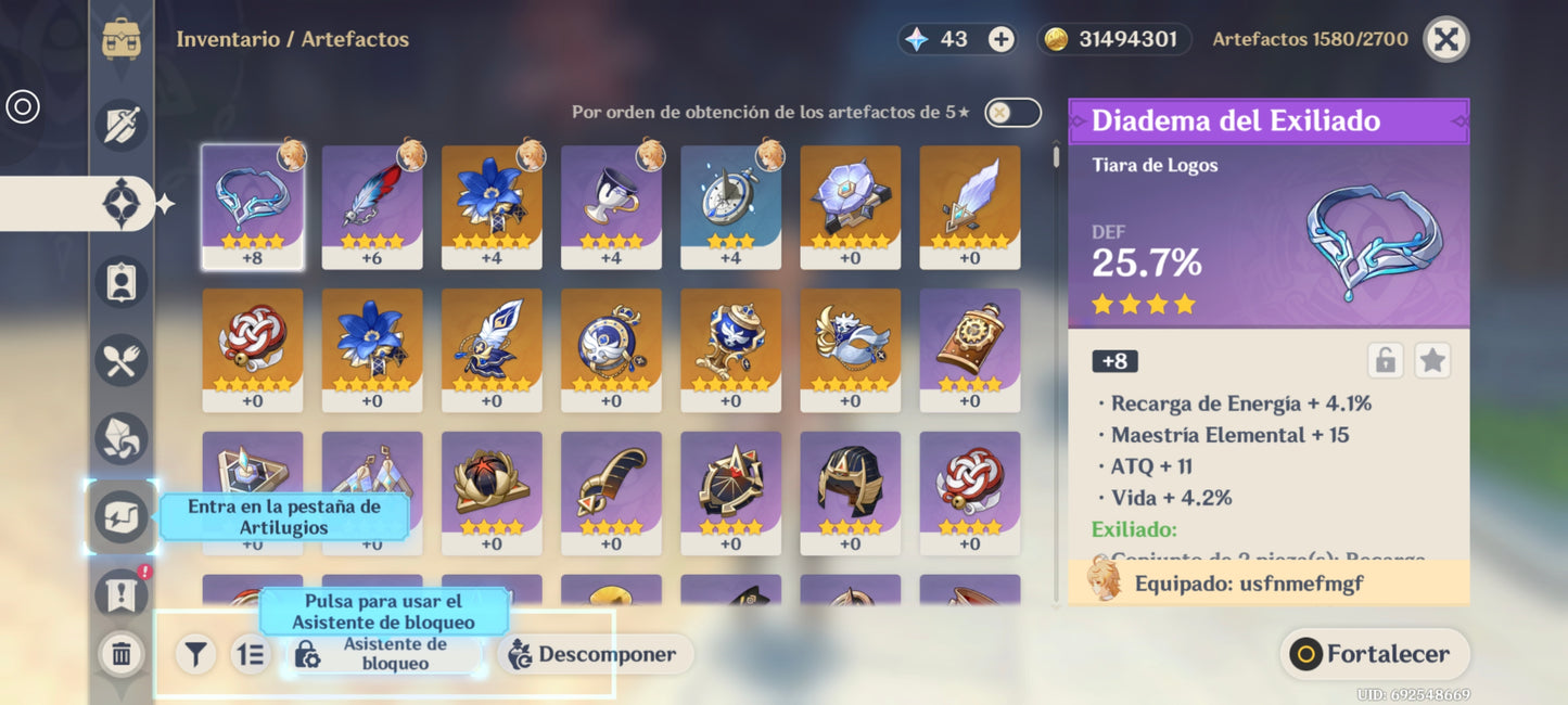 [Nivel 55] ⭐️213 Deseos + Odette + Jean + Dehya⭐️CUMPLEAÑOS LIBRE