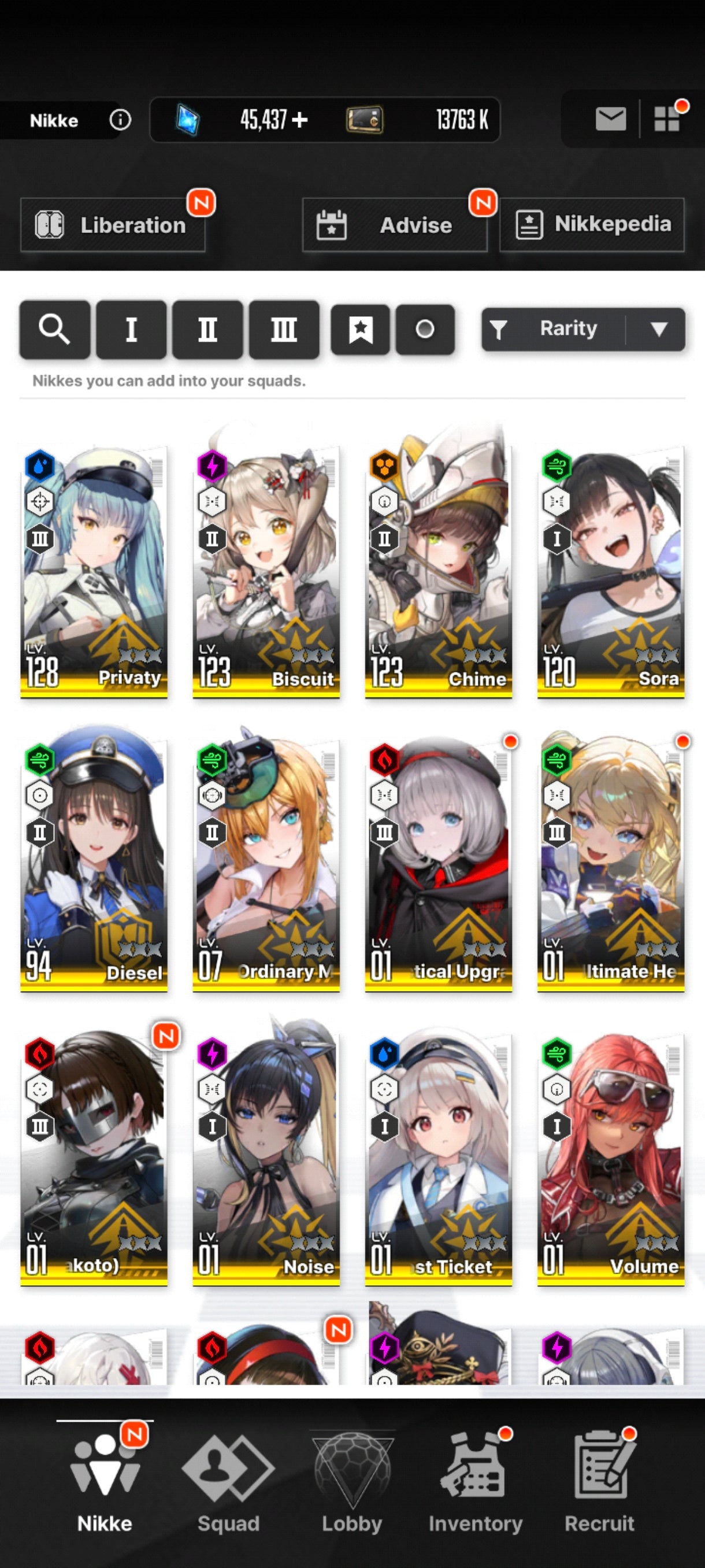 [GLOBAL] +45,437 GEMAS + 304 Vouchers💎Yukiko + Maxwell: Ordinary Mechanic + Laplace: Ultimate Hero ( +1 DUPE) + Queen (Makoto) + 18 SSR |GODDESS OF VICTORY: NIKKE cuenta reroll