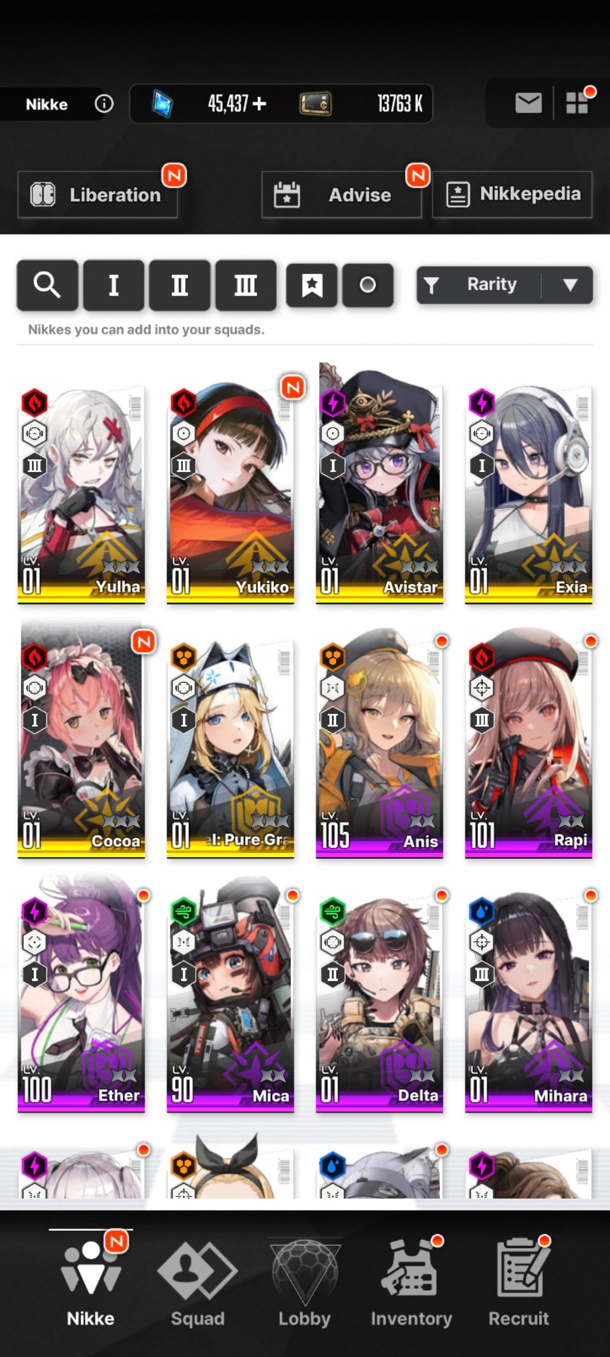 [GLOBAL] +45,437 GEMAS + 304 Vouchers💎Yukiko + Maxwell: Ordinary Mechanic + Laplace: Ultimate Hero ( +1 DUPE) + Queen (Makoto) + 18 SSR |GODDESS OF VICTORY: NIKKE cuenta reroll