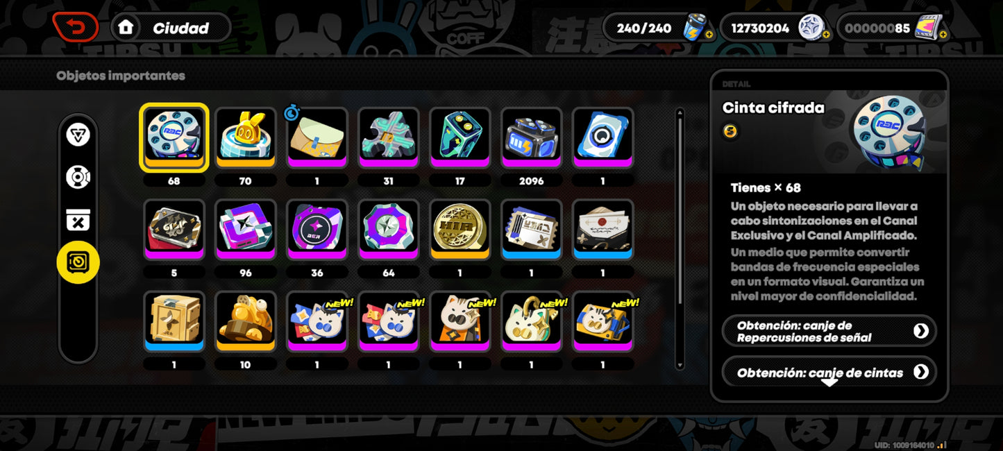 [Nivel 48] ⭐️68 Cintas cifradas + Remielle C1 + Lucia + Arma , Zhu Yuan + Pyrois + Rina⭐️CUMPLEAÑOS LIBRE