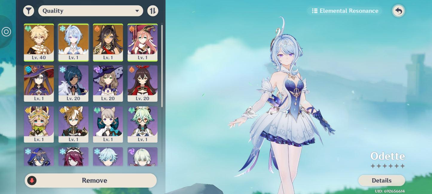 [Nivel 55] ⭐️11812 protogemas + Odette C1 + Arma + Dehya + Mona ⭐️CUMPLEAÑOS LIBRE