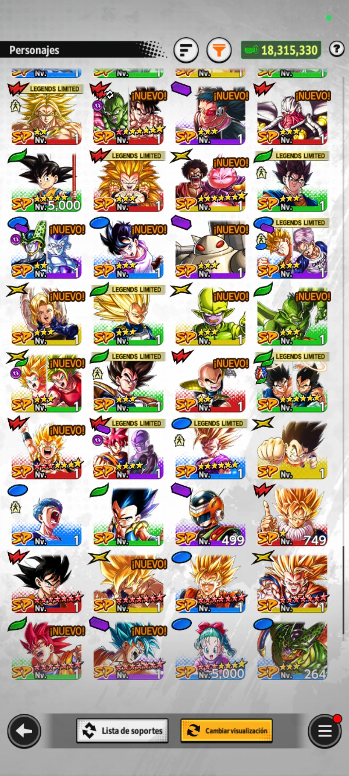 [Android & iPhone] LL SSJ2 Gohan 6⭐️+ LL Goku SSJ DIOS & HIT + LL GOKU & VEGETA + SSJ4 Goku ULTRA + SSJ4 Vegeta ULTRA + Zamasu ULTRA + SSJ GOKU NAMEK ULTRA + 25 LL