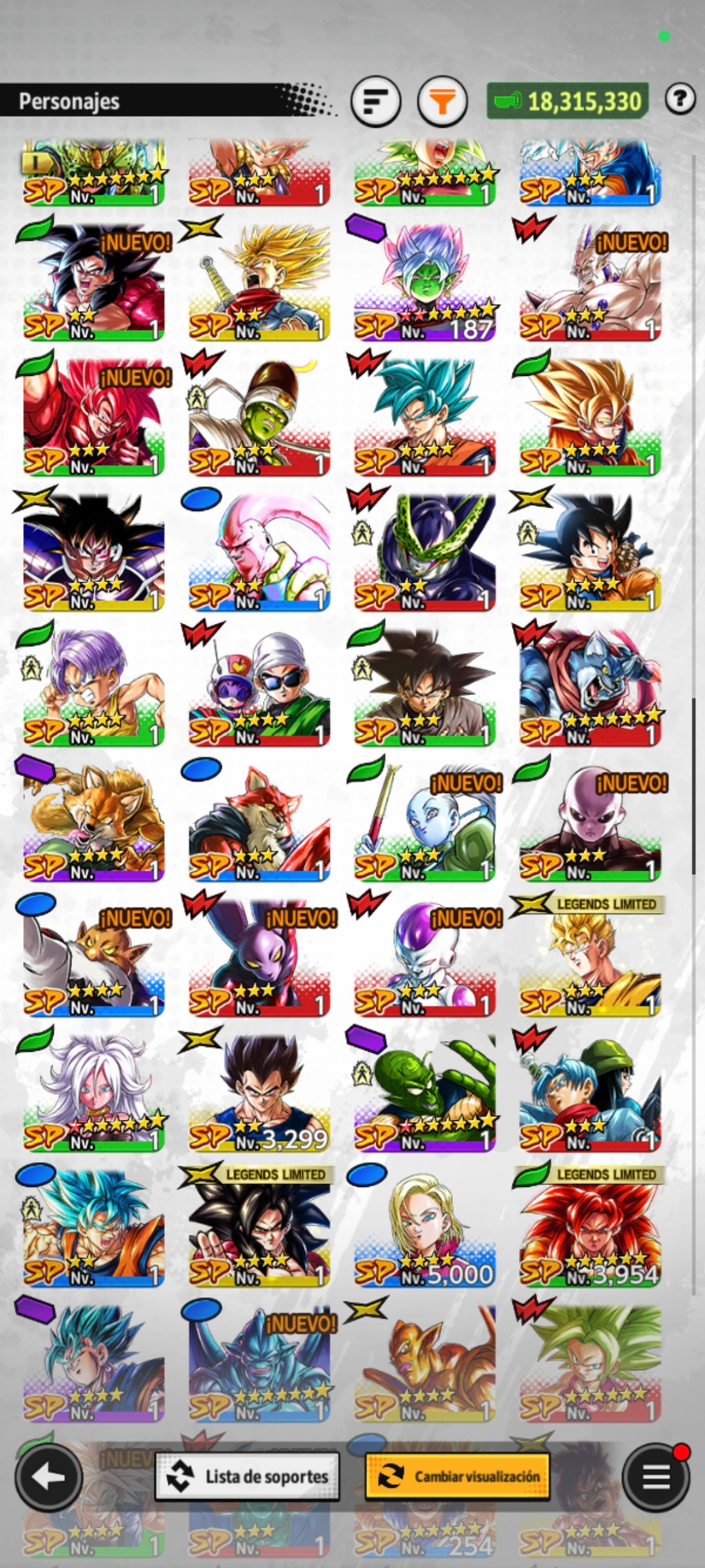 [Android & iPhone] LL SSJ2 Gohan 6⭐️+ LL Goku SSJ DIOS & HIT + LL GOKU & VEGETA + SSJ4 Goku ULTRA + SSJ4 Vegeta ULTRA + Zamasu ULTRA + SSJ GOKU NAMEK ULTRA + 25 LL