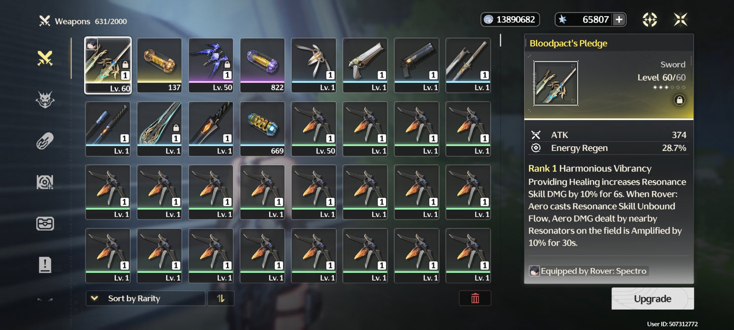SERVER AMERICA +64000 Astritas - Wuthering Wave Reroll cuenta