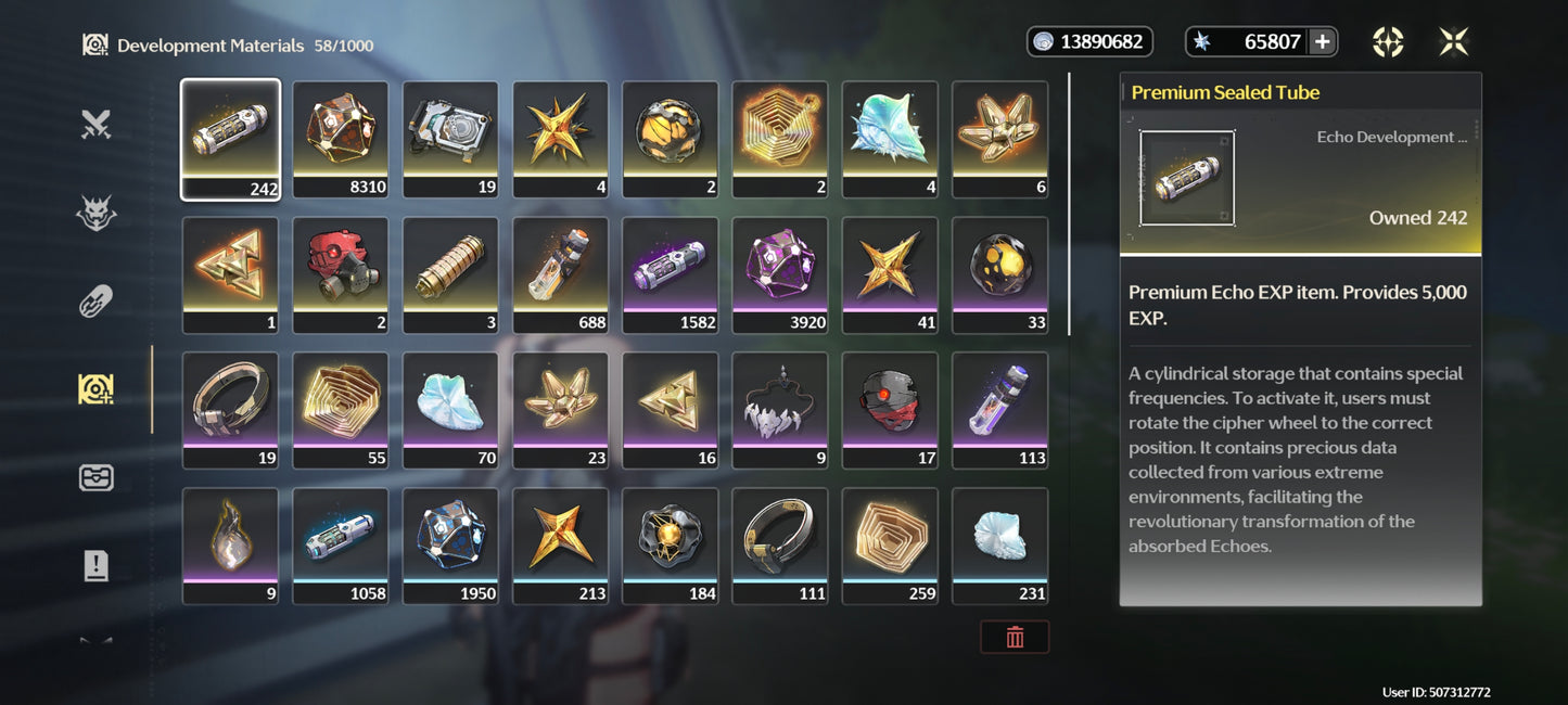 SERVER AMERICA +64000 Astritas - Wuthering Wave Reroll cuenta