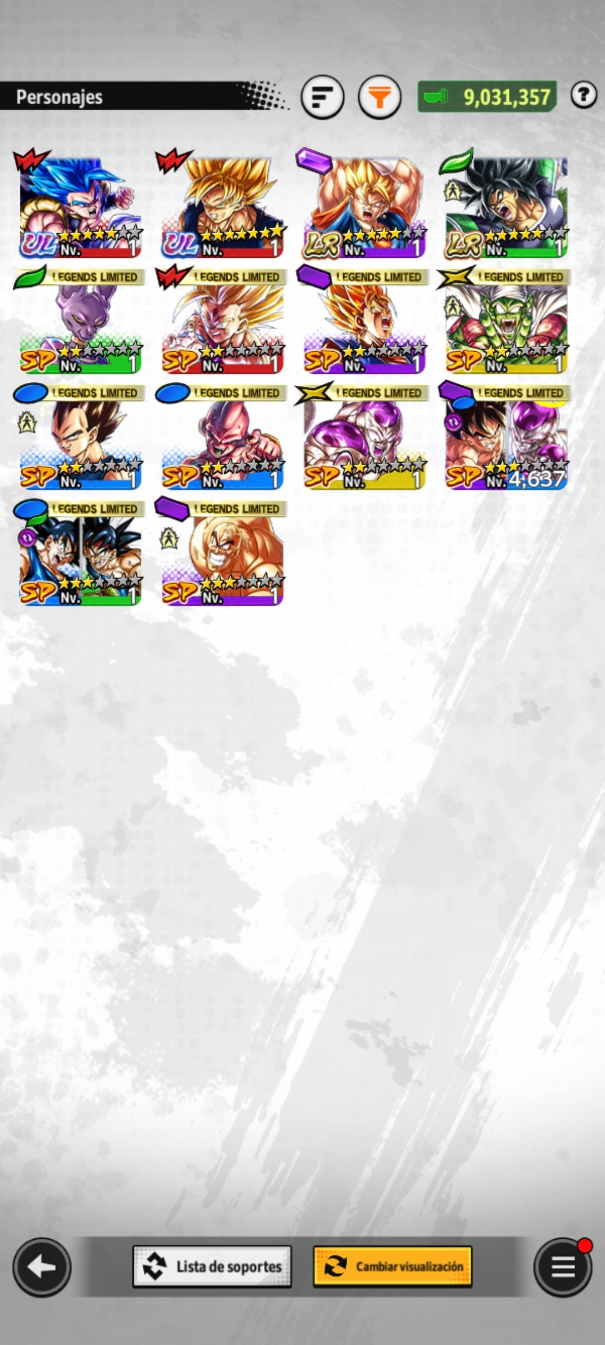 [CUENTA RARA🍀] [ANDROID] 100,054 Cronocristales💎 + Gogeta 2026 ULTRA + Broly LEGEND + Súper Vegetto LEGEND + 10 LL |DRAGON BALL Legends Cuenta