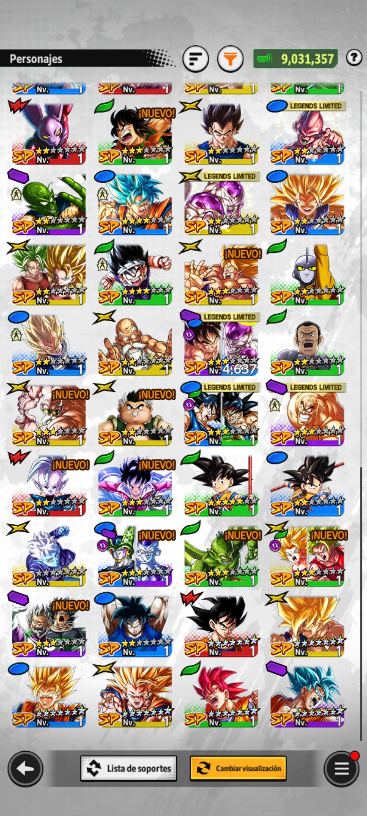 [CUENTA RARA🍀] [ANDROID] 100,054 Cronocristales💎 + Gogeta 2026 ULTRA + Broly LEGEND + Súper Vegetto LEGEND + 10 LL |DRAGON BALL Legends Cuenta