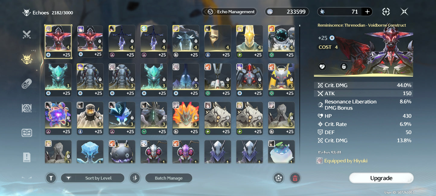 NA Nivel 67|Sigrika + Arma , Lucilla + Hiyuki C1 + Arma + Chisa + Qiuyuan + Rebecca + Verina