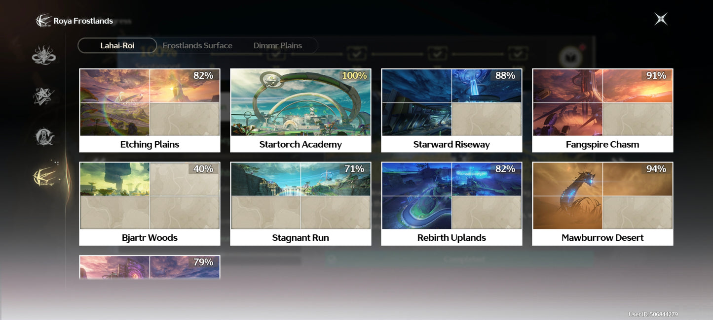[Nivel 57] Lucy + Denia + Arma , Chisa + Arma , Aemeath + Arma , Lupa + Arma , Mornye , Rebecca , Calcharo , Verina , Jianxin , Lingyang
