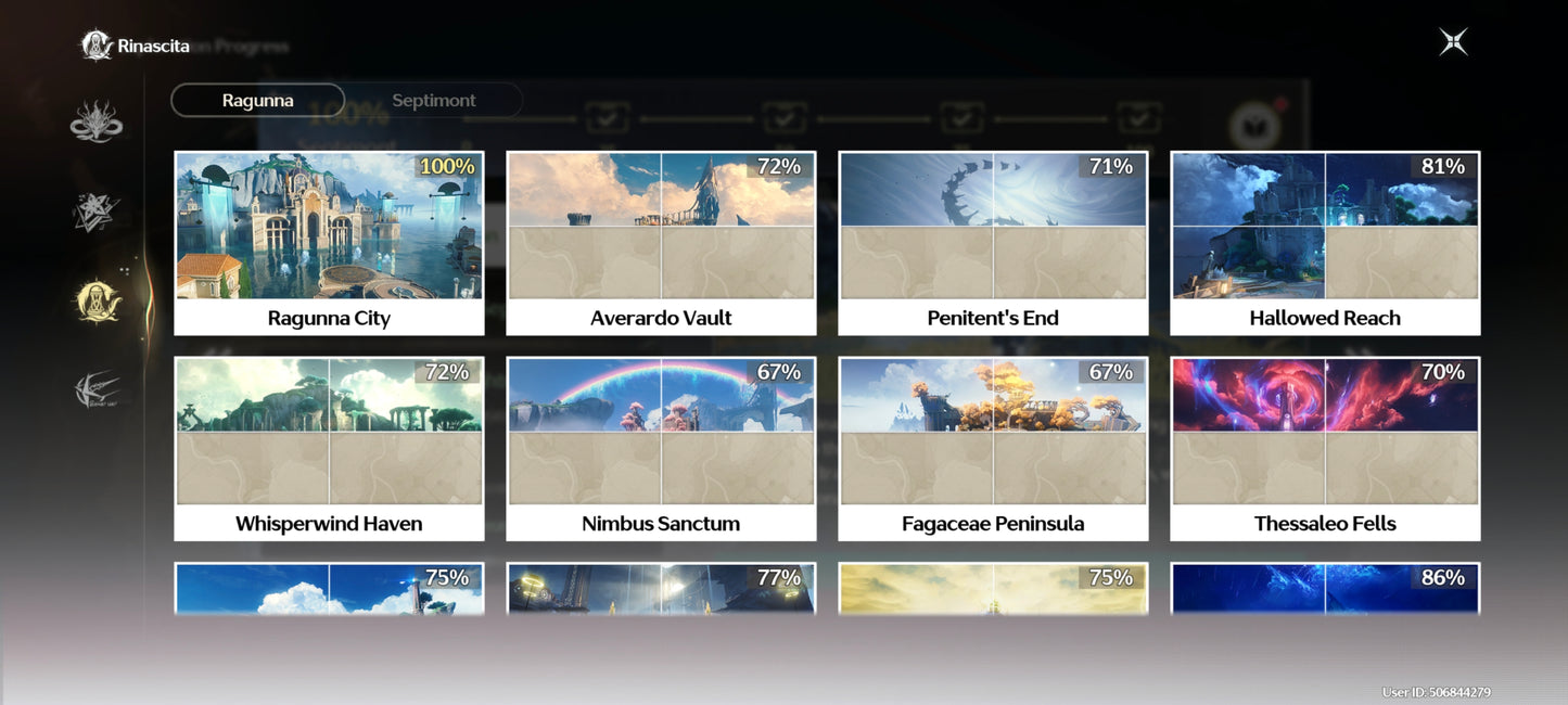[Nivel 57] Lucy + Denia + Arma , Chisa + Arma , Aemeath + Arma , Lupa + Arma , Mornye , Rebecca , Calcharo , Verina , Jianxin , Lingyang