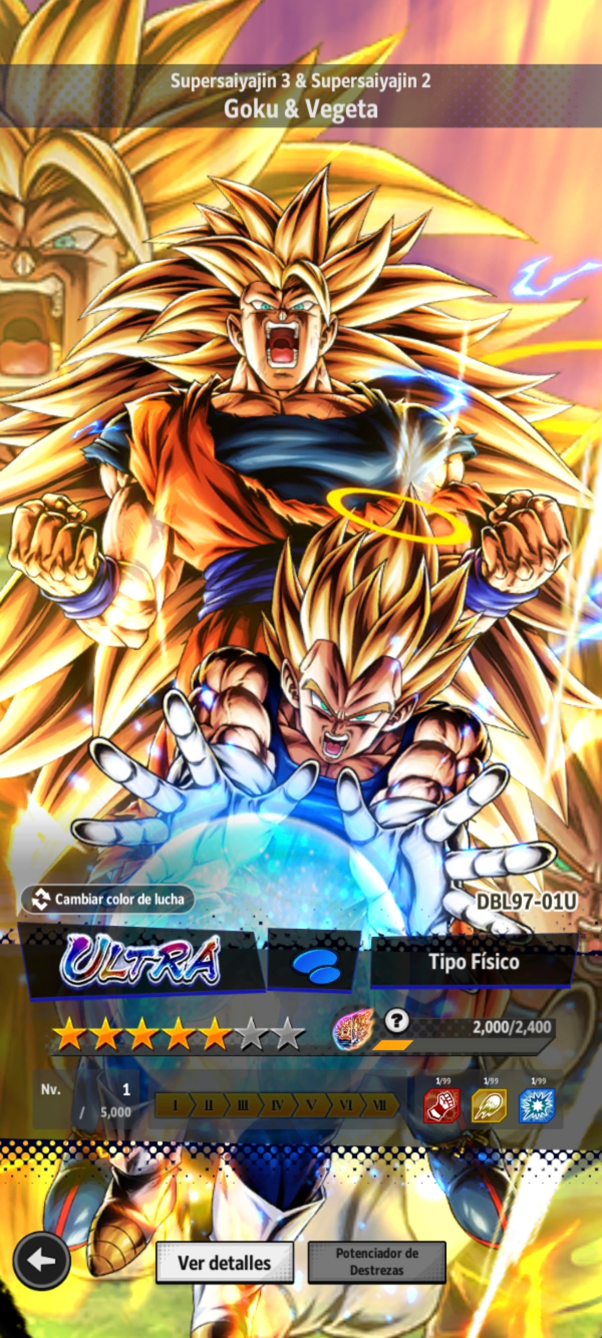 [ANDROID] 70,206 Cronocristales💎Goku ssj3 & Vegeta ssj2 ULTRA + 8 LL