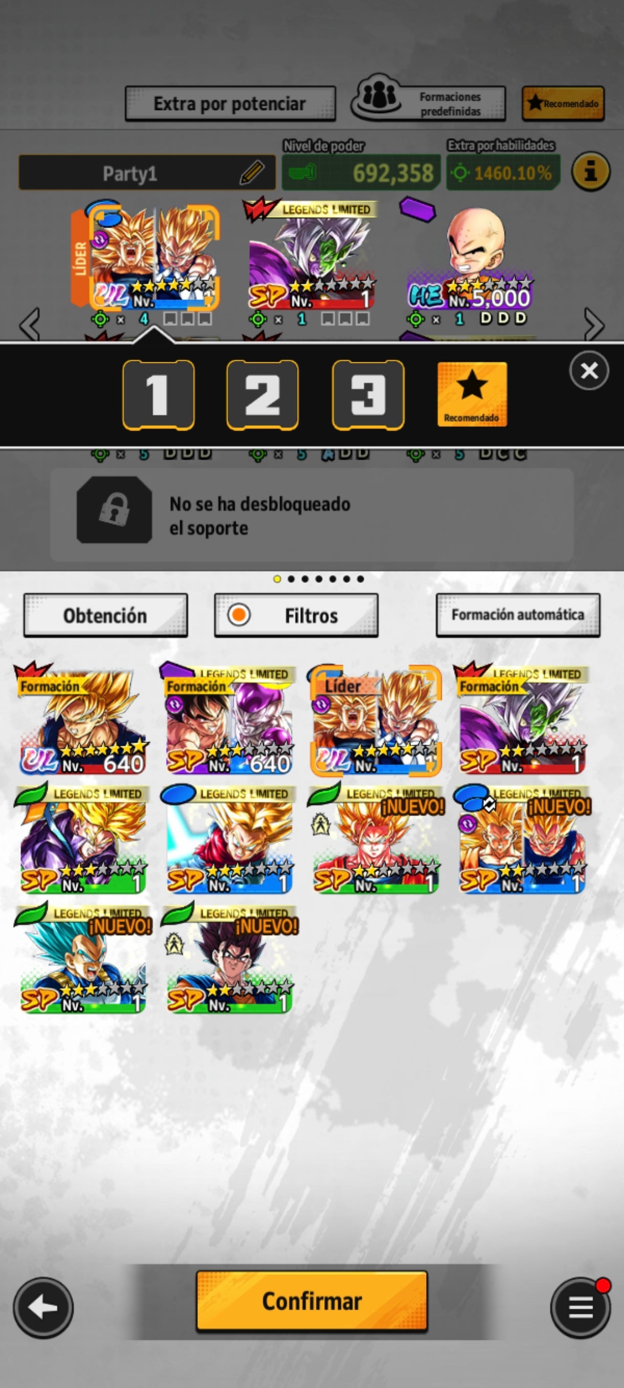[ANDROID] 70,206 Cronocristales💎Goku ssj3 & Vegeta ssj2 ULTRA + 8 LL
